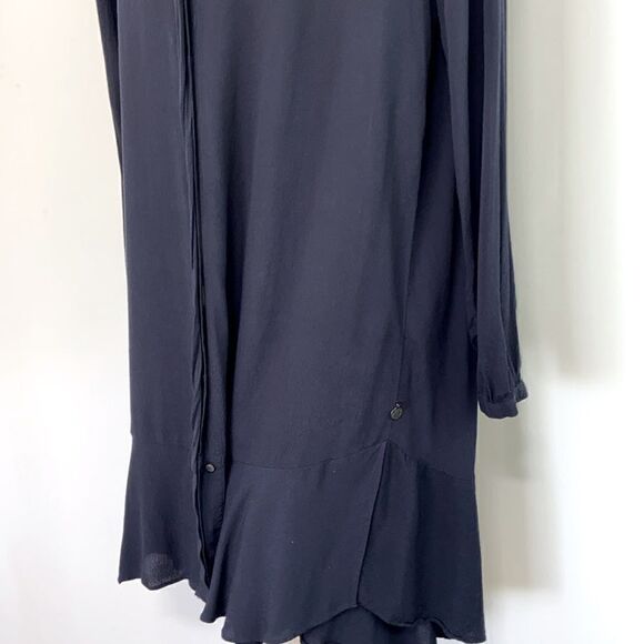 Scotch and Soda Dress Navy Blue Button Down NWOT Sz Small - Picture 3 of 7